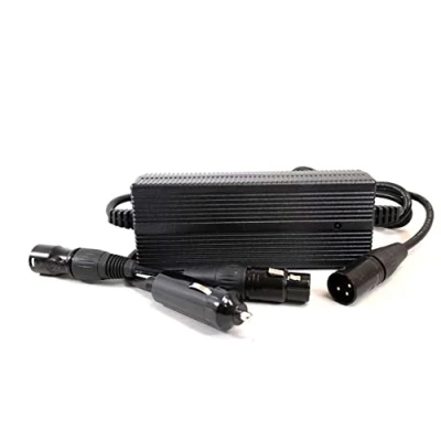 Afbeelding van Autolader Enerpower DC 12 V 24 Li Ion op 54,6 (48 Ion) 3 A XLR 3, ronde stekker voor campers, boten, vrachtwagens enz.