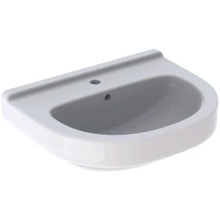 Afbeelding van Geberit 300 Basic Arco wastafel 60 x 49 cm wit met overloop