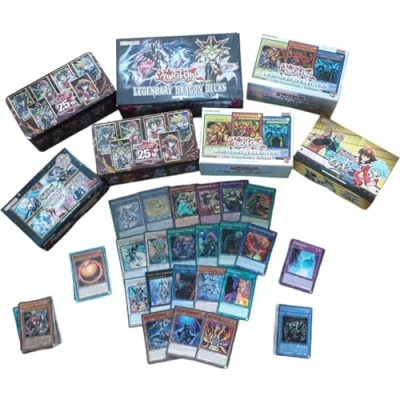 Afbeelding van Konami Yu Gi Oh! Voordeelaanbieding 100 Duitse gemengde kaarten + 1 booster naar keuze