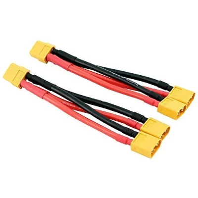 Afbeelding van ICQUANZX XT60 Parallelle Batterij Connector Kabel Dual Extension Y Splitter, voor RC Multicopter Quadcopter