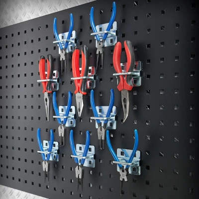 Afbeelding van Datona Dubbele Gesloten Gereedschapshaak 6 Cm (10 Stuks)