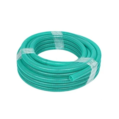 Afbeelding van Wacredo 25 m rol premium zuigslang 1 1/4 inch (32 mm), groen, spiraalslang transportslang pompslang vijverslang tuinslang
