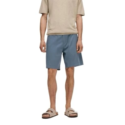 Afbeelding van Selected Homme Slhregular BILL FLEX Shorts, Heren, Maat: Small, Bering sea