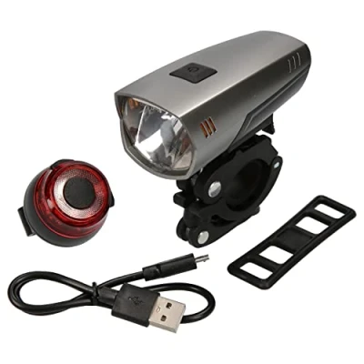 Afbeelding van windmeile Fietsverlichtingsset, Voor En Achterlicht, Met USB, Osram LED, 35 Lux, IPX5, Stvzo Goedgekeurd, E Bike, Pedelec