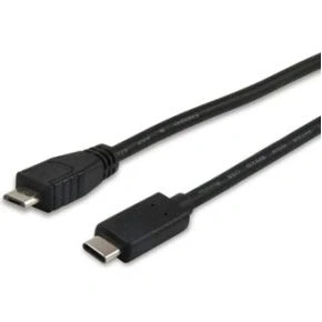 Afbeelding van Equip 12888407 1m Micro USB B C Zwart kabel