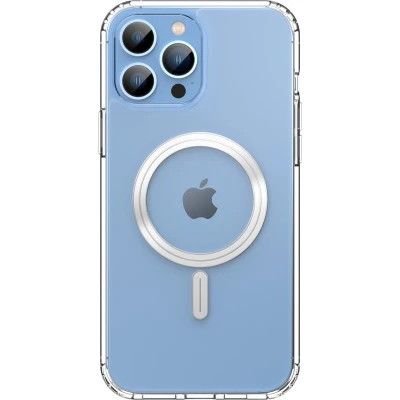 Afbeelding van Apple iPhone 14 Pro Max MagSafe Hoesje Kunststof Dux Ducis Hardcase/Backcover Transparant Telefoonhoesje Shockproof/Valbescherming