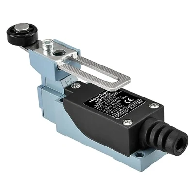 Afbeelding van Heschen Eindschakelaar HS 8108 (TZ 8108) Verstelbare Rolhendel 10A 250VAC SPDT Momentary voor CNC Mill Plasma IP65