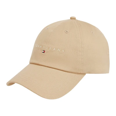 Afbeelding van Tommy Jeans Linear LOGO Unisex Pet, Maat: One Size, Beige