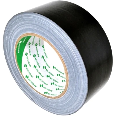 Afbeelding van Nichiban Gaffa Tape Zwart, 50mm / 25m