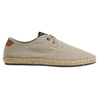 Afbeelding van Pepe Jeans Tourist Claic Mocassins, Heren, Maat: 43, Ecru Kunststof/ textiel
