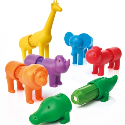 Afbeelding van SmartMax My First Safari Animals, Magnetic Discovery Play Set, 18 pieces, 1 5 Years