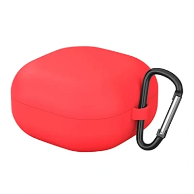 Afbeelding van GIOPUEY Cilicone hoes compatibel met Samsung Galaxy Buds FE 2023/Buds 2 Pro, ultradunne zachte hoes, slim fit, anti val, niet gemakkelijk vuil rood