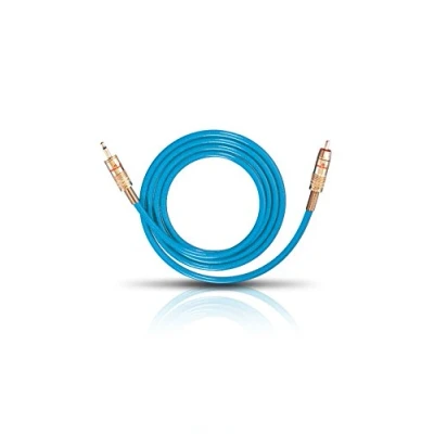 Afbeelding van Oehlbach NF 113 DI 150 digitale audio cinch kabel hoogwaardige S/PDIF coaxkabel, meervoudige afscherming, 75 Ohm 1,50 m blauw