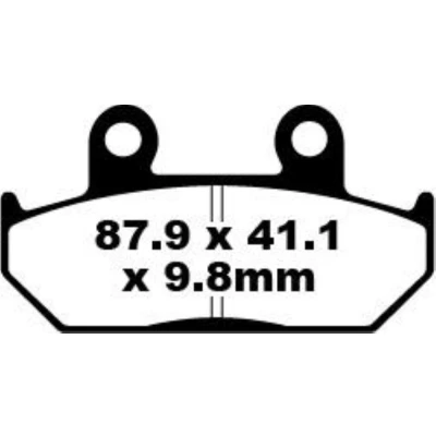 Afbeelding van EBC FA HH Series Gesinterde Voorremblokken Honda XL600V 1991 1993