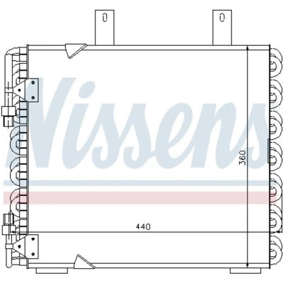 Afbeelding van Nissens Airco condensor 94172