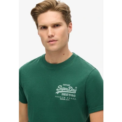 Afbeelding van Superdry Tshirt print, Heren, Maat: XXL, Bengreen marl