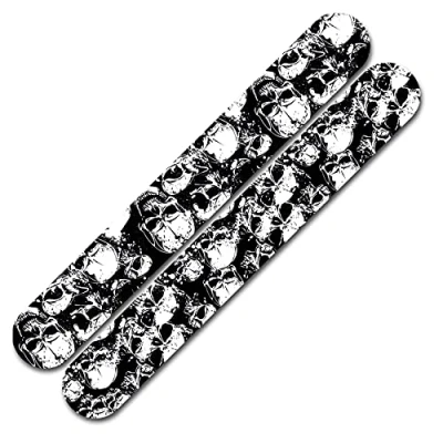 Afbeelding van Finest Folia Fiets kettingsteun bescherming sticker folie lakbescherming R160 (21 Skulls)