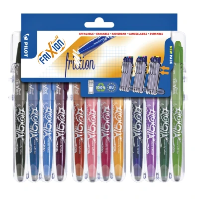 Afbeelding van Rollerpen Pilot Frixion Set2Go BL FR7 0551607 0.35mm set à 12 stuks ass