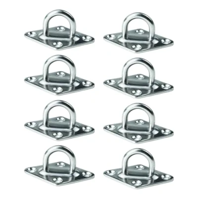 Afbeelding van 8 stuks Sjorring, Ringen Haken Boot D Wordt Gebruikt om Ladingen vast te Zetten in Aanhangwagens, Vrachtwagens, Schepen, Auto&#039;s, Kajaks(M5)