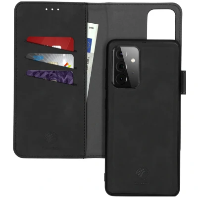 Afbeelding van Samsung Galaxy A72 Hoesje Kunstleder iMoshion Bookcase/2 in 1 Case Zwart Telefoonhoesje