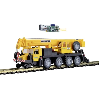Afbeelding van Kibri 10558 H0 Bouwvoertuig Liebherr Mobiele kraan LTM 1050 4 spoorbouw