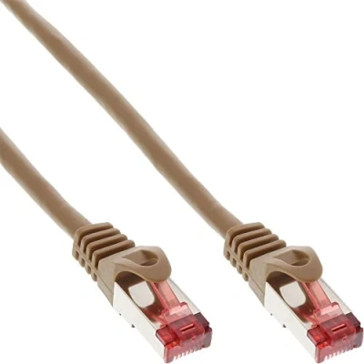 Afbeelding van InLine® Patchkabel, S STP/PiMF, Cat. 6, bruin, 20m