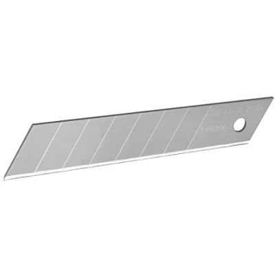 Afbeelding van Stanley Afbreekmessen voor snijmessen 2 11 301 (18 mm, rechte snede met 7 afbreekbare segmenten, 0,55 mm snijdikte, 110 lemmetlengte, 5 stuks)