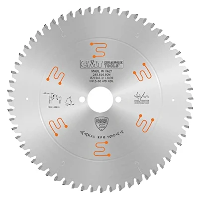 Afbeelding van CMT ORANGE TOOLS 285.816.60M cirkelzaagblad CHROME HW 216x2.3/1.6x30 Z60 ATB 5NEG