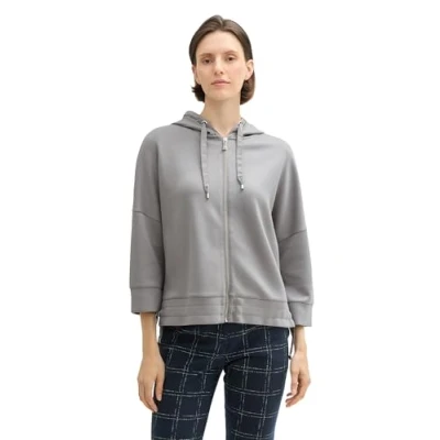 Afbeelding van TOM TAILOR Sweatjack voor dames, 10921 Explicit Grey, L