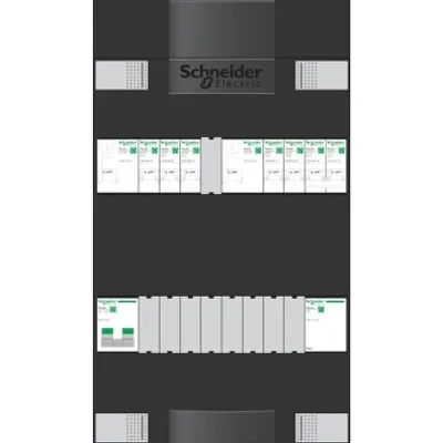 Afbeelding van Schneider Groepenkast 1 Fase 5 Lichtgroepen 2x ALS Incl.