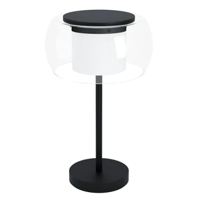 Afbeelding van EGLO Briaglia C Tafellamp LED 51 cm Zwart/Wit Dimbaar