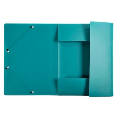 Afbeelding van Elastomap 50 st. 3 kleps pp ondoorzichtig A4 Exacompta