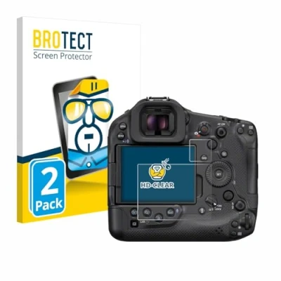 Afbeelding van BROTECT (2 Stuks) Schermbeschermer voor Canon EOS R1 Screen Protector Transparant