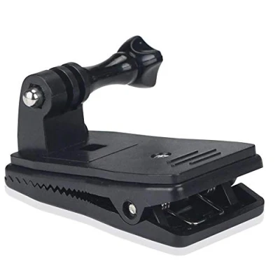 Afbeelding van Eyeon 360 graden draaibare rugzak houder clip klem mount 3 weg verstelbare handgreep stabilisator voor GoPro Hero 2018 7 6 5 4 3/sessie, Xiaomi YI, AKASO, Campark, Crosstour, Victure accessoires