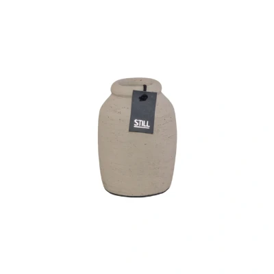 Afbeelding van STILL Kleine Vaas Hoog Taupe 2 stuks 15 x 9 cm