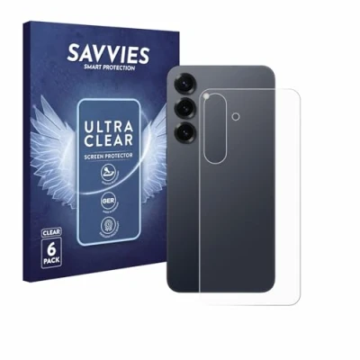 Afbeelding van Savvies Screenprotector voor Samsung Galaxy S25 Plus (Achterkant) Folie Beschermfolie transparant (6 Stuks)