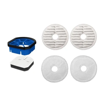 Afbeelding van BISSELL Accessoirekit Voor SpinWave + Vac Wasbare en Herbruikbare Dweildoeken met Filter Inclusief Grove Zachte Doeken Vervangende Onderdelen Series 3887