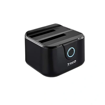 Afbeelding van Tooq TQDS 802B Dubbele Bay Dockingstation HDD Zwart