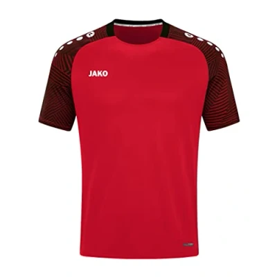 Afbeelding van JAKO Performance Sport Tshirt, Heren, Maat: 58/60, Rot schwarz