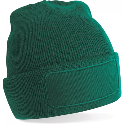 Afbeelding van Beechfield Original Patch Beanie B445 Bottle Green