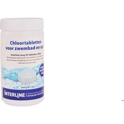 Afbeelding van Interline Chloor 90, 200g Maxi tabletten 1 kg