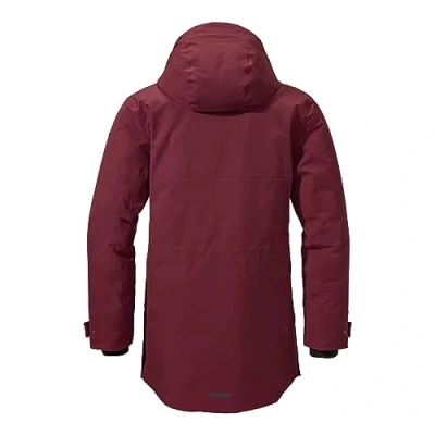 Afbeelding van Schöffel donsparka Ridgeland M, wind en waterdichte met RDS gecertificeerde veren, lichte outdoorjas warmtekraag capuchon, donkerbordeaux, 50