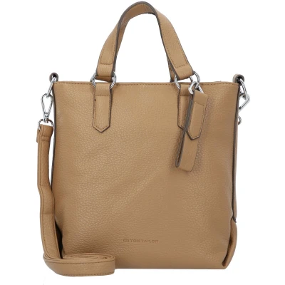 Afbeelding van TOM TAILOR schoudertas Olive Zip Shopper Camel Lichtbruin