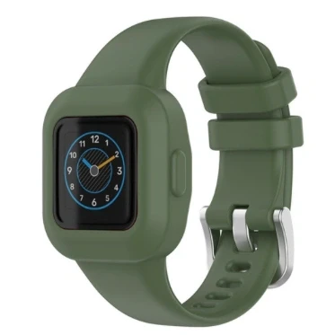 Afbeelding van Siliconen one color bandje Groen Garmin Vivofit Junior 3