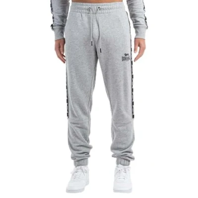 Afbeelding van Lonsdale Jogging Normale Passform Grutness Trainingsbroek, Heren, Maat: XXL, Marl grey black white