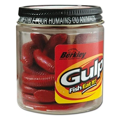 Afbeelding van Berkley Gulp Alive Nightcrawler &#039;Bloody&#039; (15cm) Dropshot