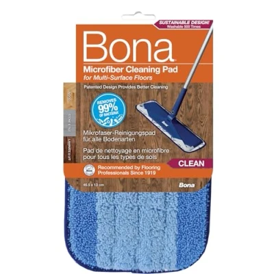 Afbeelding van Bona Microfiber Cleaning Pad Microvezel Reinigingspad Vervangingsdoek 42 CM 500 x Wasbaar 1 stuk