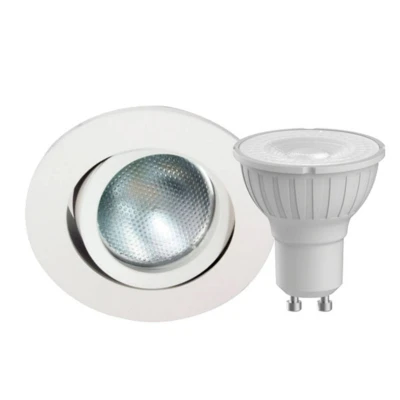 Afbeelding van Megatron DecoclicSet LED inbouwring GU10 4,2W wit