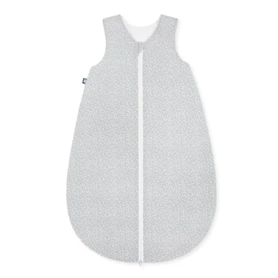 Afbeelding van Julius Zöllner Zomerslaapzak jersey, 0,5 TOG, wasbaar op 60 C, Made in Germany, OEKO TEX Standard 100, Tiny Squares Grey, Gr. 56/62