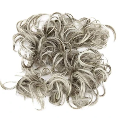 Afbeelding van CAISHA XXL Haarstukje Haarwokkel Opgestoken Volumineus Gekruld Knoet Donkerblonde Mix HW38